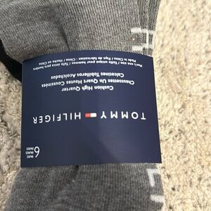 NWT Tommy Hilfiger 6 pack in gray white and black